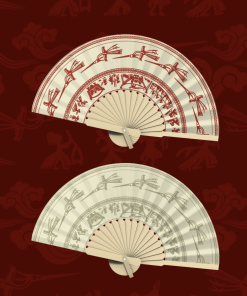 Quạt Lụa Lạc Uyển